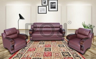 Mini Leatherette Sofa Set ( 5 Seater Sofa )